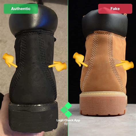 real timberland vs fake